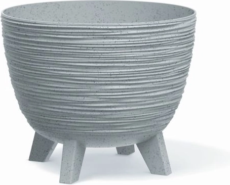 Cache-pot Furu 39,5 cm gris clair