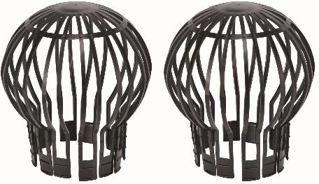 Protection de descente de gouttière en plastique, 2 pcs