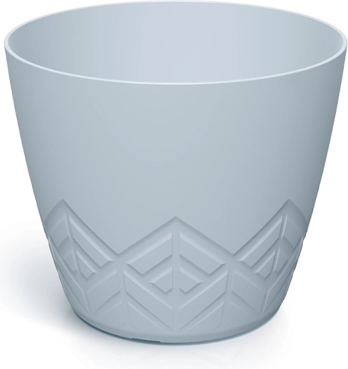 Pot Areco 23,8 cm gris clair – cache-pot en plastique résistant