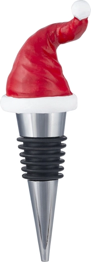 Bouchon à vin en forme de bonnet de Père Noël