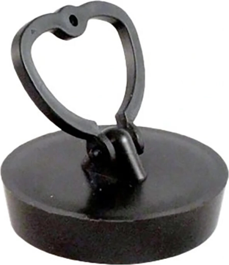Bouchon en plastique pour lavabo et évier 45,5 mm avec grande anse