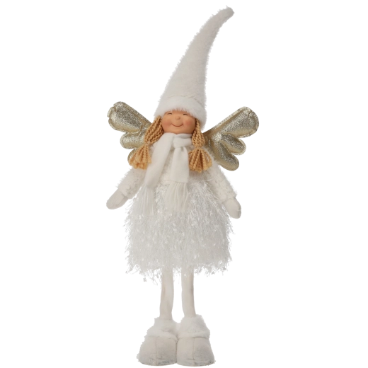 Ange de Noël blanc 70 cm