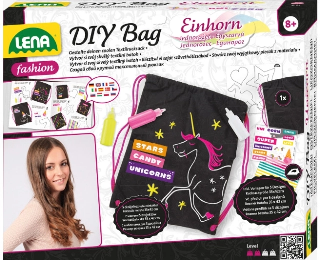 Kit créatif pour concevoir un sac à dos textile LENA