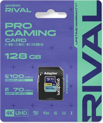 Carte microSDXC Goodram RIVAL 128 Go UHS-I V30 U3