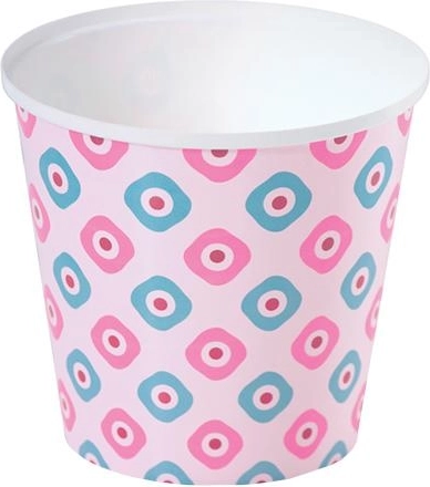 Pot de fleurs avec imprimé, diamètre 13 cm