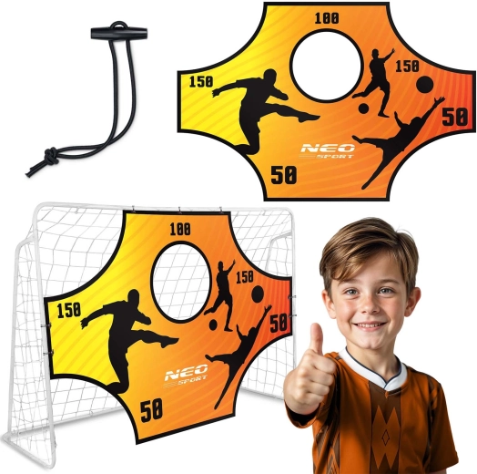Toile de tir d'entraînement pour but de football Neo-Sport 180 x 120 cm