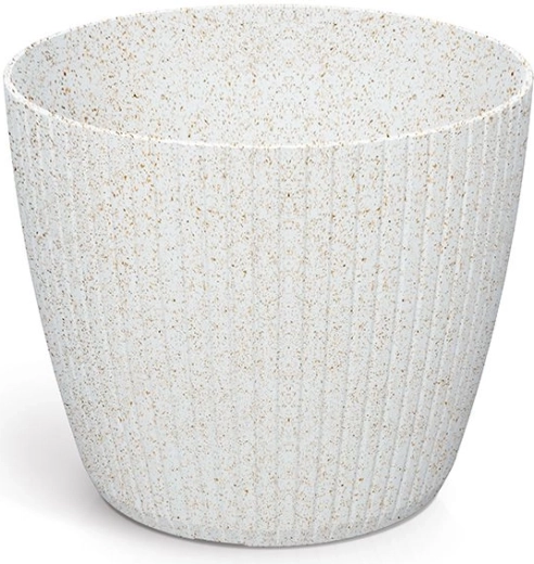 Pot Lamia Eco Wood 17,8 cm blanc