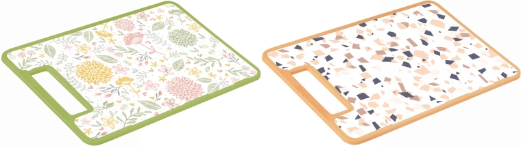 Planche à découper Botanica Terrazzo 24,5 × 32,7 cm - 1 pièce