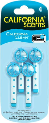 California Scents Vent Sticks désodorisant d’aération – California Clean
