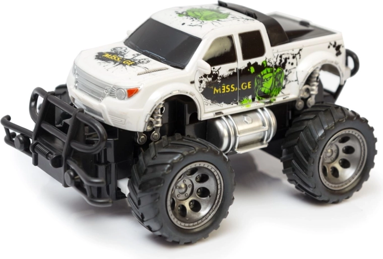 Voiture tout-terrain radiocommandée blanche