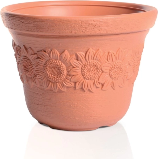 Jardinière Sunny 57 cm couleur terre cuite