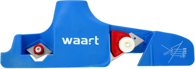 Rabot en plastique pour plaques de plâtre avec lames en acier