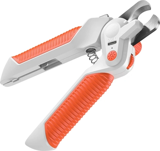 Coupe-griffes Rojeco pour animaux de compagnie avec éclairage LED
