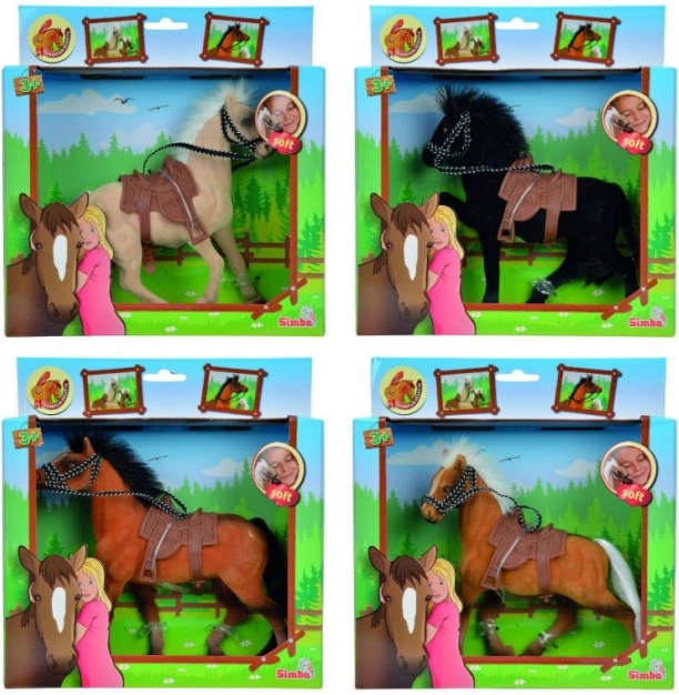 Cheval Champion Beauty 19 cm avec selle