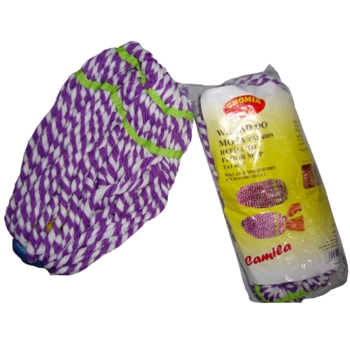 Rechange de tête en microfibre 43 cm pour serpillière