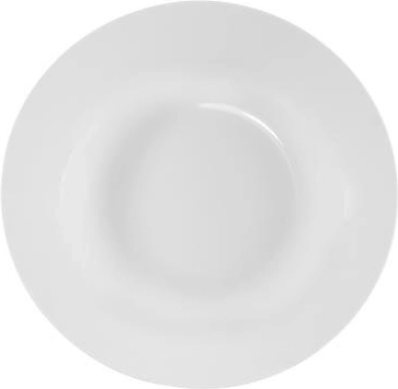 Assiette creuse en porcelaine 23 cm blanche