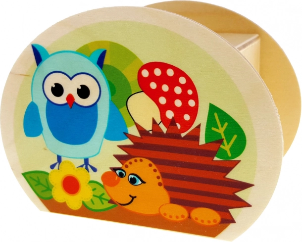 Hess Tirelire en bois animaux de la forêt