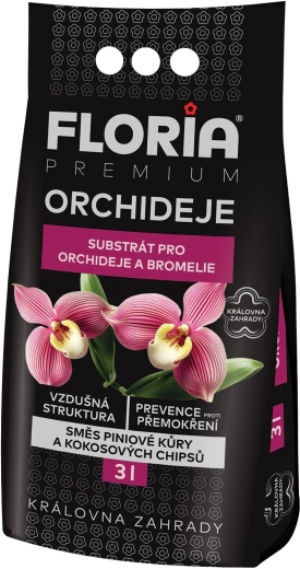 Substrat pour orchidées 3 l FLORIA