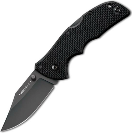 Couteau de poche tactique Cold Steel Recon M1, G10 noir, CPM MagnaCut, clip 10,2 cm
