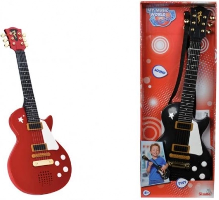 Guitare rock pour enfants avec cordes métalliques