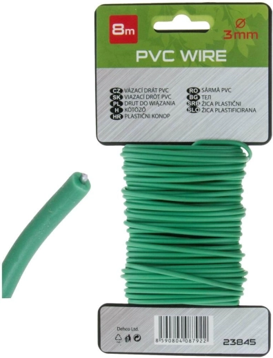 fil de ligature caoutchouté 5 mm, 4 m, vert