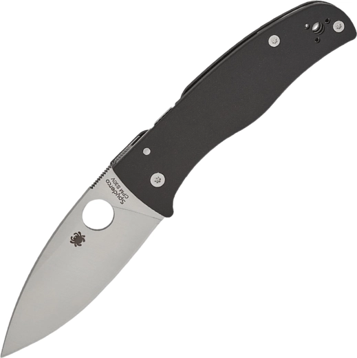 Spyderco Bodacious – couteau de poche avec lame 9,2 cm, satin, G10 noir