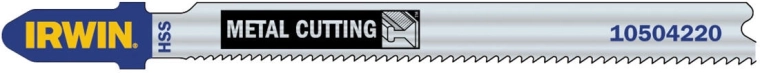 Jeu de lames de scie sauteuse IRWIN HSS T118A pour métal, 92 mm (5 pcs)
