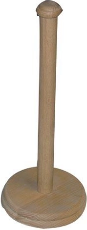 Porte-essuie-tout de cuisine en bois de hêtre 33 cm