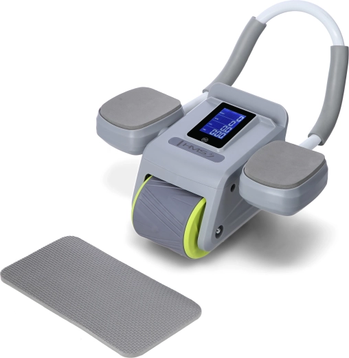 Rouleau abdominal HMS à rebond automatique, gris