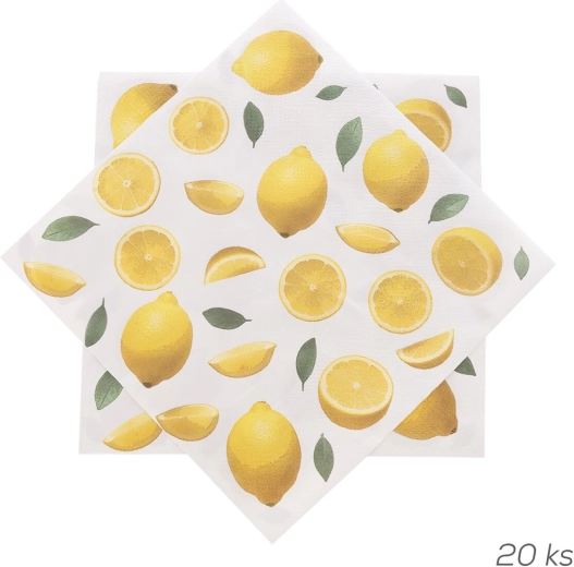 Serviettes en papier Limepop 33 × 33 cm (20 pcs)