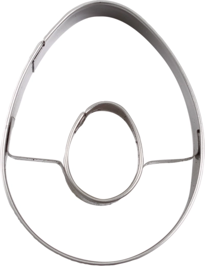 Emporte-pièce œuf de Pâques en acier inoxydable 4–6 cm