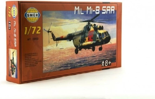 Maquette en plastique de l’hélicoptère Mil Mi‑8 SAR 1:72