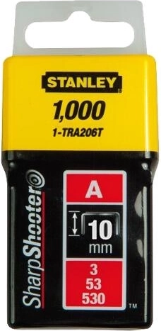 Agrafes 10 mm type A STANLEY, 1000 pcs