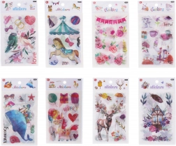 autocollants en papier mix de motifs 18,5 × 10 cm, 6 feuilles