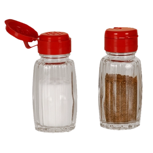 Récipient à épices en verre 50 ml avec couvercle Practic