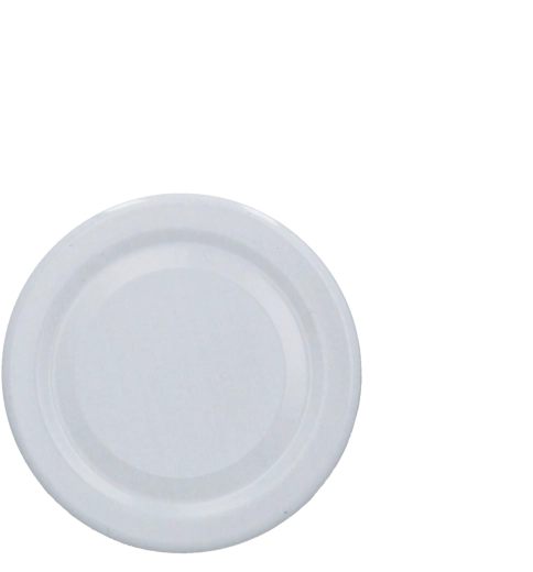 Couvercles blancs pour bocaux et bouteilles fi58 RTS