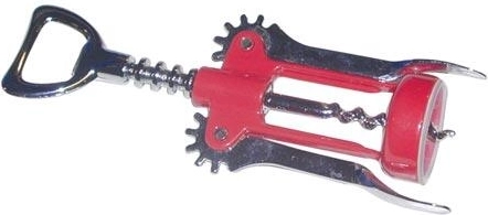 Tire-bouchon à ailes pour vin UNIPEX, métallique, 15,5 cm