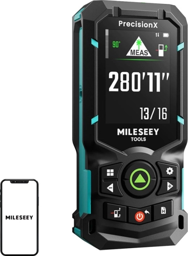 Télémètre laser Mileseey S50 avec laser vert 120 m