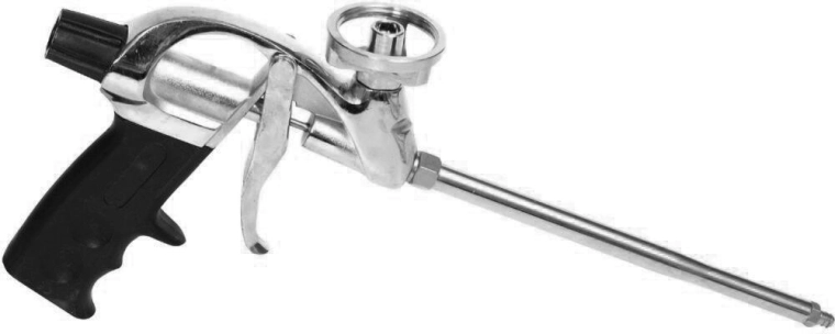 Pistolet tout métal pour mousses PU de montage