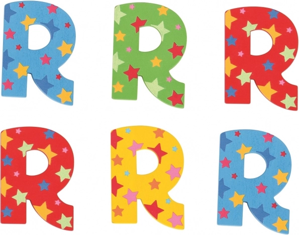 Lettre en bois Étoile R Bigjigs Toys