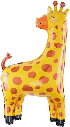 Ballon en aluminium girafe