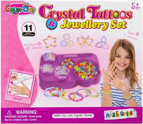 Kit de fabrication de bracelets et tatouages en cristal - 1 pièce