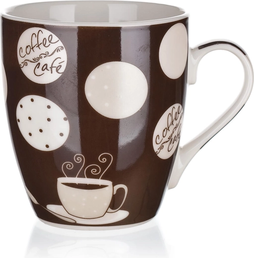Tasse en céramique Cappuccino 240 ml blanche