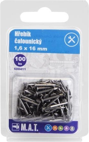 Clous de tapissier 16 × 1,6 mm, 100 pcs