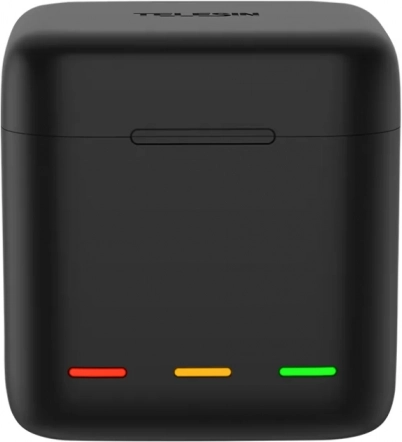 Telesin chargeur et étui 3 emplacements pour batteries GOPRO HERO 12/11/10/9