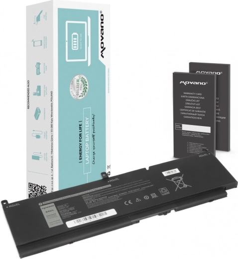 Batterie Movano pour Dell Precision 15 7550/7560/7760 7400 mAh (84 Wh)