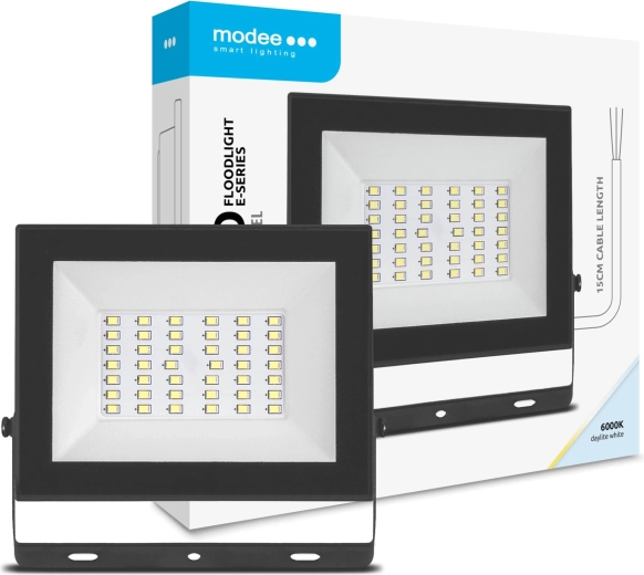 Projecteur LED MODEE E‑Series Slim 30 W, 2400 lm, 120°, blanc froid