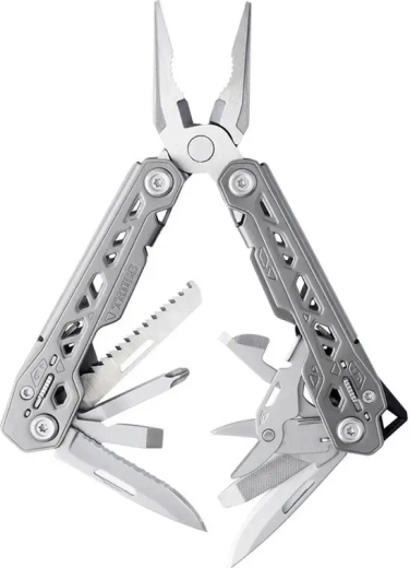 Outil multifonction Gerber Truss en acier inoxydable avec étui, 17 fonctions