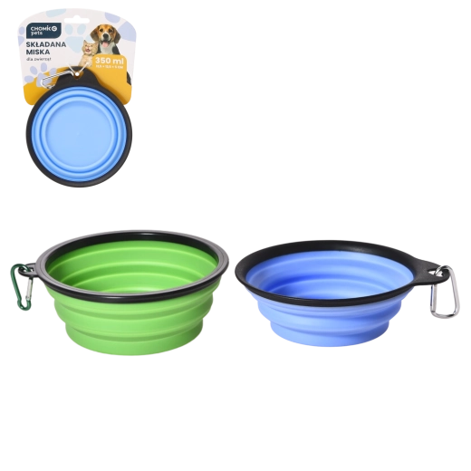 Gamelle pliable en silicone pour chiens et chats 350 ml