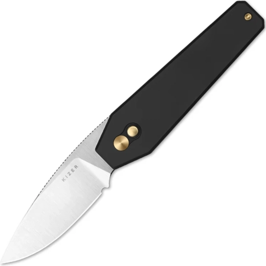 Kizer Tomb couteau pliant en aluminium noir